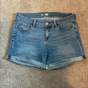 Light Blue denim shorts